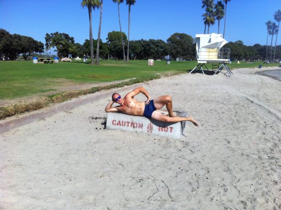 don't touch the screen, you risk burning yourself